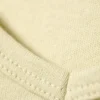 Slim Short-Sleeved V-Neck T-Shirt – Light Beige