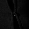 Slim Single-Breasted Cardigan – Black