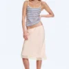 Slim Strap Tank Top – Blue/Pink Multistripe