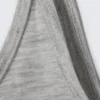 Slim Strap Tank Top – Grey Melange
