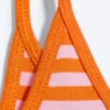 Slim Strap Tank Top – Striped Pink/Orange