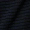 Slim V-Neck Cotton Singlet – Striped Dark Blue
