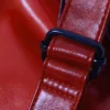 Small Faux Leather Handbag – Red