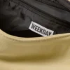 Small Slouched Clasp Shoulder Bag – Light Yellow