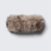 Soft Faux Fur Headband – Beige