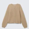 Soft Knitted Cardigan – Beige