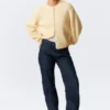 Soft Knitted Cardigan – Light Yellow