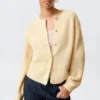 Soft Knitted Cardigan – Light Yellow