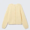 Soft Knitted Cardigan – Light Yellow