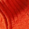 Soft Knitted Fitted Zip Cardigan – Bright Orange