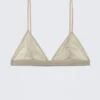 Soft Mesh Triangle Bra – Beige