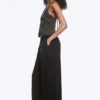 Soft Mid-Rise Balloon Trousers – Dark Brown