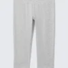 Soft Mid Rise Capri Leggings – Grey Melange