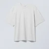 Soft Oversized T-Shirt – Light Grey Melange