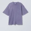 Soft Oversized T-Shirt – Washed Purple