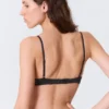 Soft Padded Triangle Bra – Black
