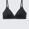 Soft Padded Triangle Bra – Black