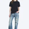 Soft Regular Fit Cotton T-Shirt – Dark Navy Blue
