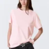 Soft Regular Fit Cotton T-Shirt – Light Pink