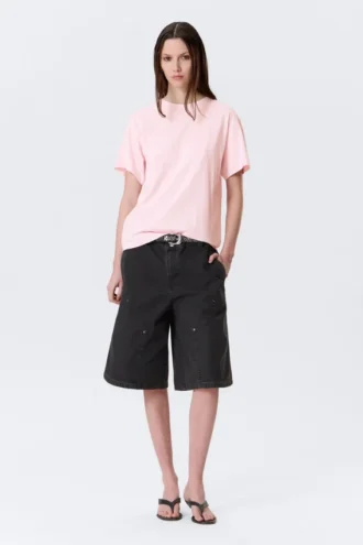 Soft Regular Fit Cotton T-Shirt – Light Pink