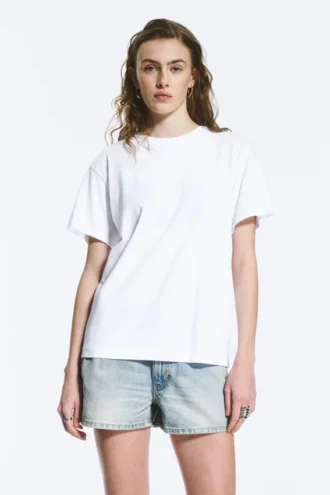 Soft Regular Fit Cotton T-Shirt – White