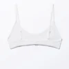 Soft Scoop Neck Bra – White