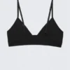 Soft Seamless Triangle Bra – Black