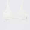 Soft Seamless Triangle Bra – White