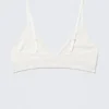 Soft Seamless Triangle Bra – White