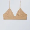 Soft Triangle Bralette – Beige