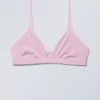 Soft Triangle Bralette – Light Pink