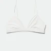 Soft Triangle Bralette – White