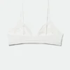Soft Triangle Bralette – White