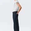 Solar Loose Wide Leg Unisex Jeans – Blue Rinse – Dark Blue