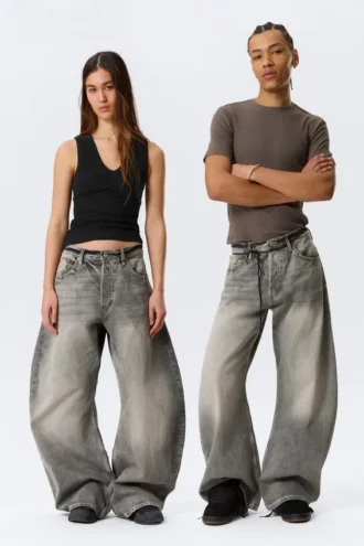 Solera Loose Barrel Jeans – Canyon Grey – Medium Grey