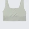 Soul Scoop Neck Soft Bra – Light Dusty Khaki Green