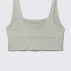 Soul Scoop Neck Soft Bra – Light Dusty Khaki Green