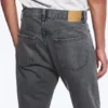Space Cut Relaxed Straight Jeans – Volcano Blue – Medium Blue