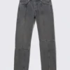 Space Cut Relaxed Straight Jeans – Volcano Blue – Medium Blue