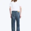 Space Mid Rise Relaxed Straight Dart Jeans – Spotted Blue – Dark Blue