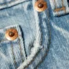 Space Mid Rise Relaxed Straight Jeans – Aeon Blue – Light Blue