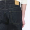 Space Mid Rise Relaxed Straight Jeans – Blue Rinse – Dark Blue