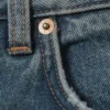 Space Mid Rise Relaxed Straight Jeans – Iron Blue
