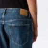 Space Mid Rise Relaxed Straight Jeans – Morning Blue – Dark Blue