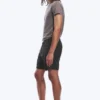 Space Relaxed Mid-Thigh Denim Shorts – Tuned Black – Black