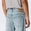 Sphere Low Rise Loose Straight Jeans – Aeon Blue – Light Blue