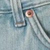 Sphere Low Rise Loose Straight Jeans – Aeon Blue – Light Blue