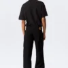 Sphere Low Rise Loose Straight Jeans – Black Rinse – Black