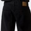 Sphere Low Rise Loose Straight Jeans – Black Rinse – Black