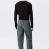 Sphere Low Rise Loose Straight Jeans – Blue One – Dark Blue